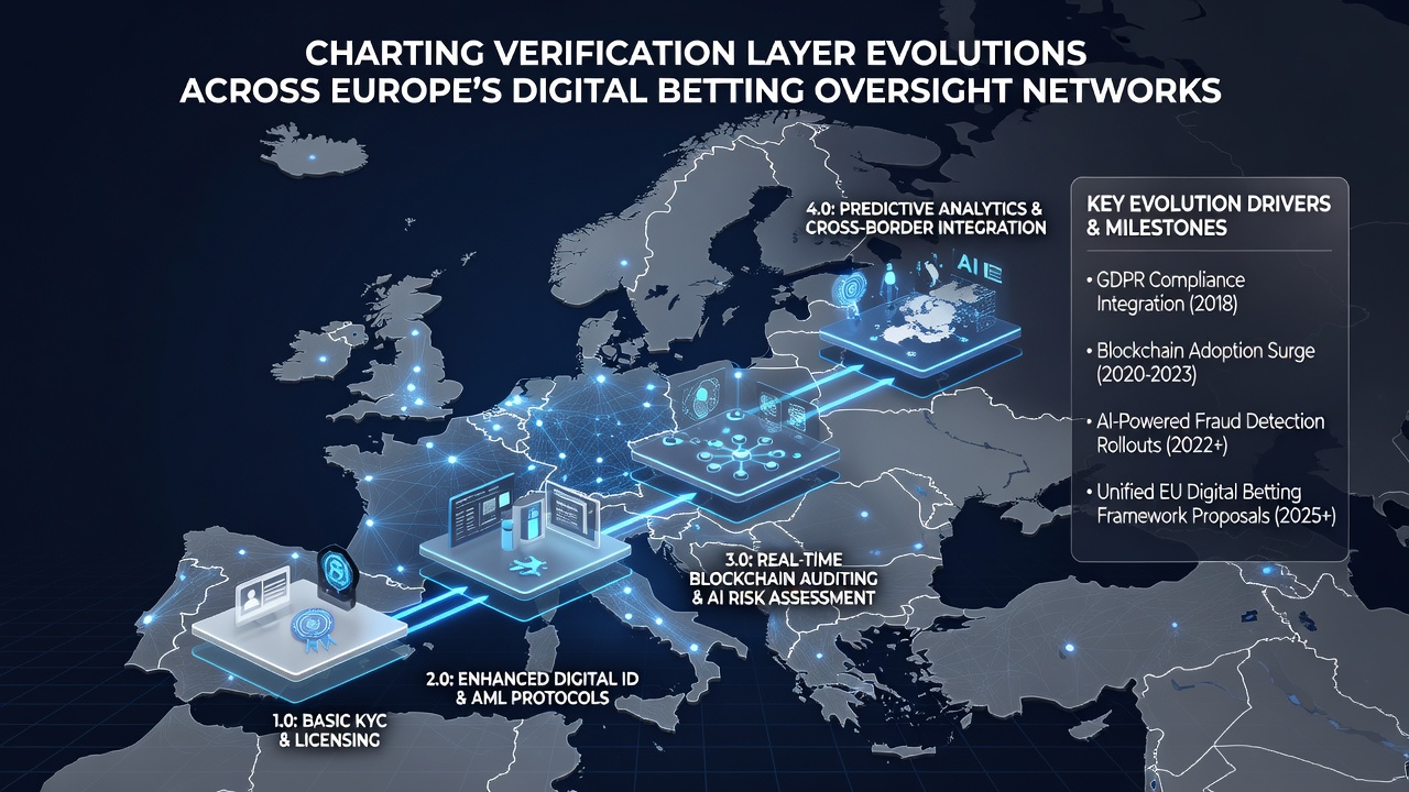 Darstellung von Datenflüssen und Verifizierungsknoten in europäischen Aufsichtsnetzwerken