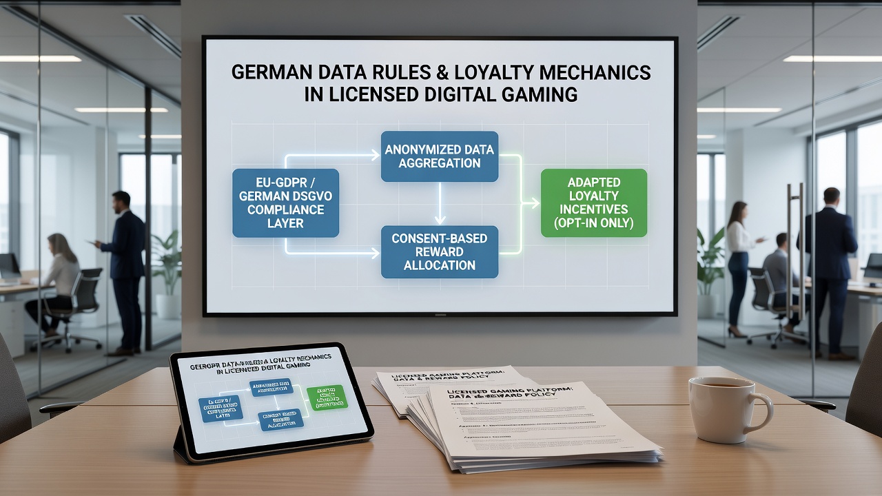 Illustration zu technischen Änderungen in deutschen Casino-Loyalitätsprogrammen durch Datenschutz