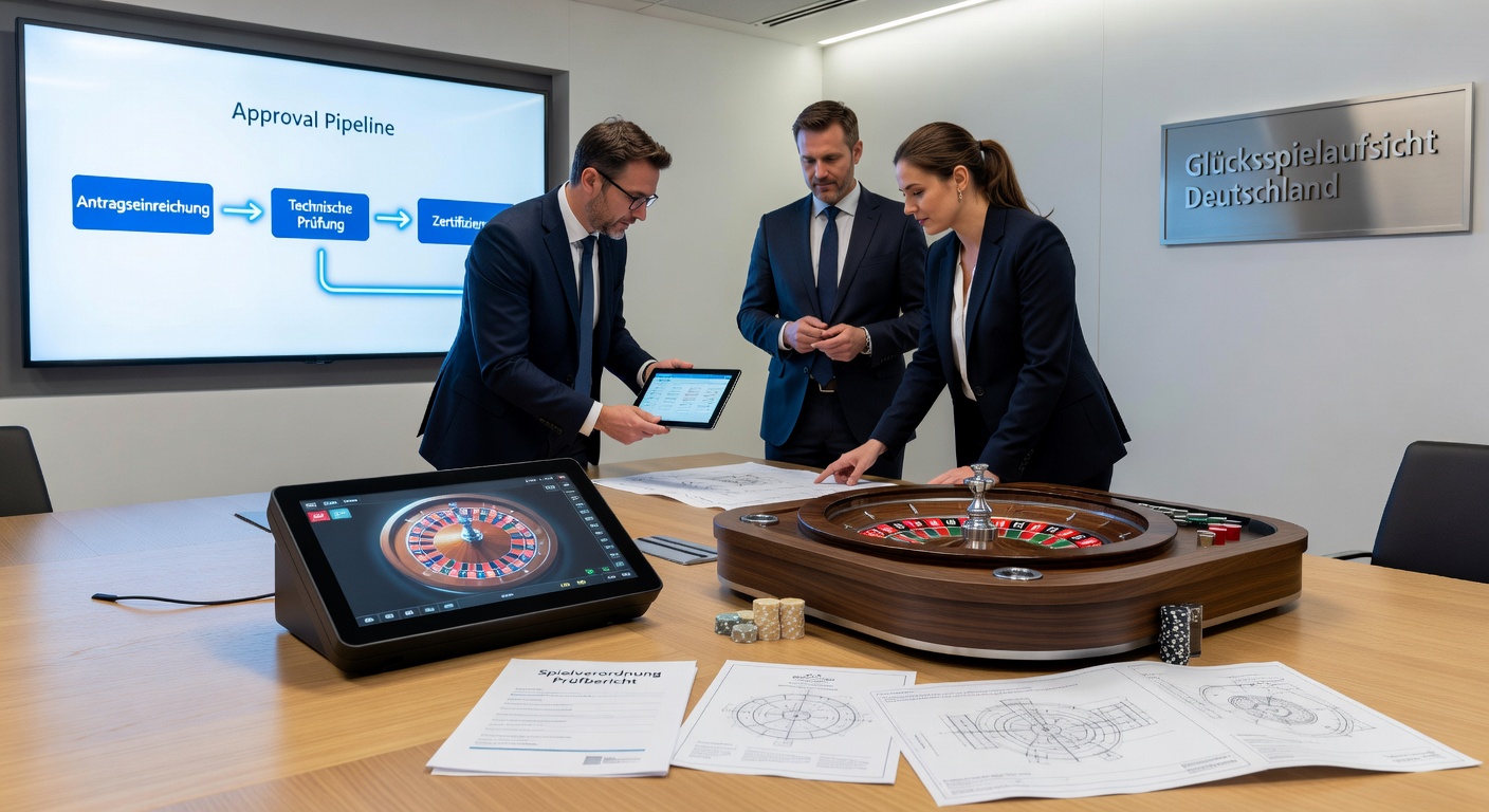Übersicht der Prüfprozesse für neue Tischspielvarianten unter deutscher Aufsicht