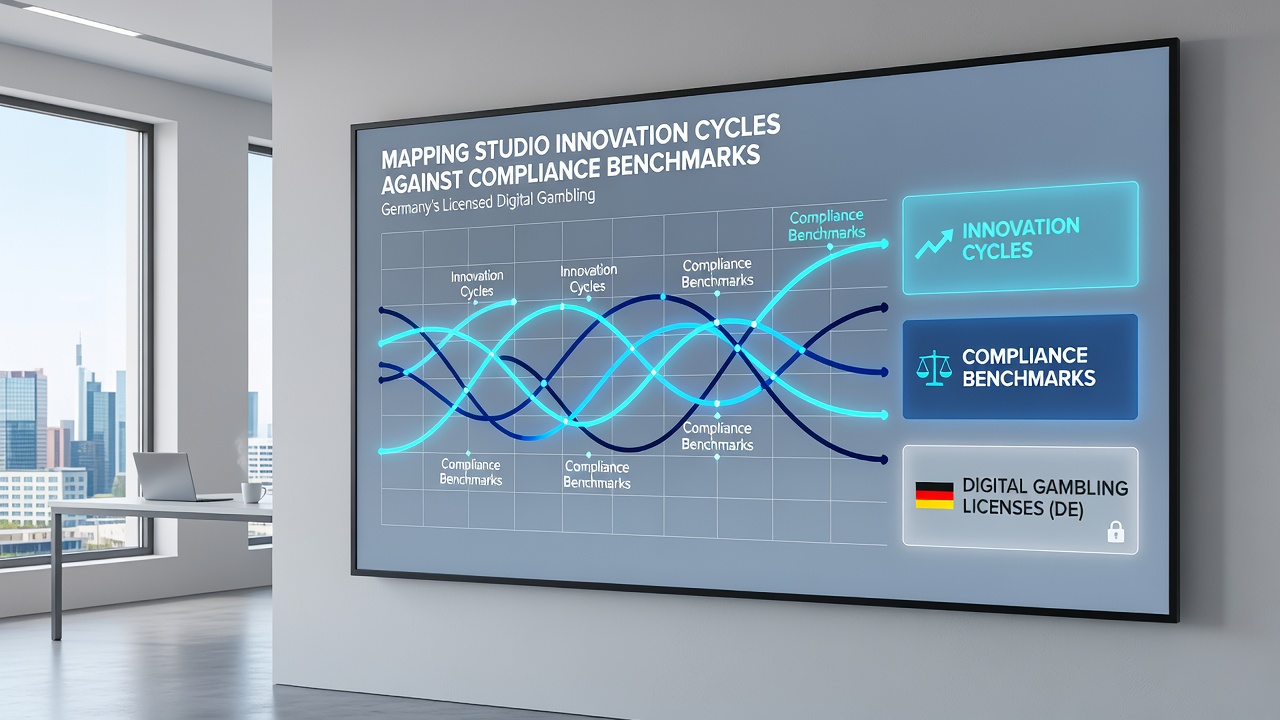 Diagramm zur Gegenüberstellung von Innovationszyklen und regulatorischen Benchmarks