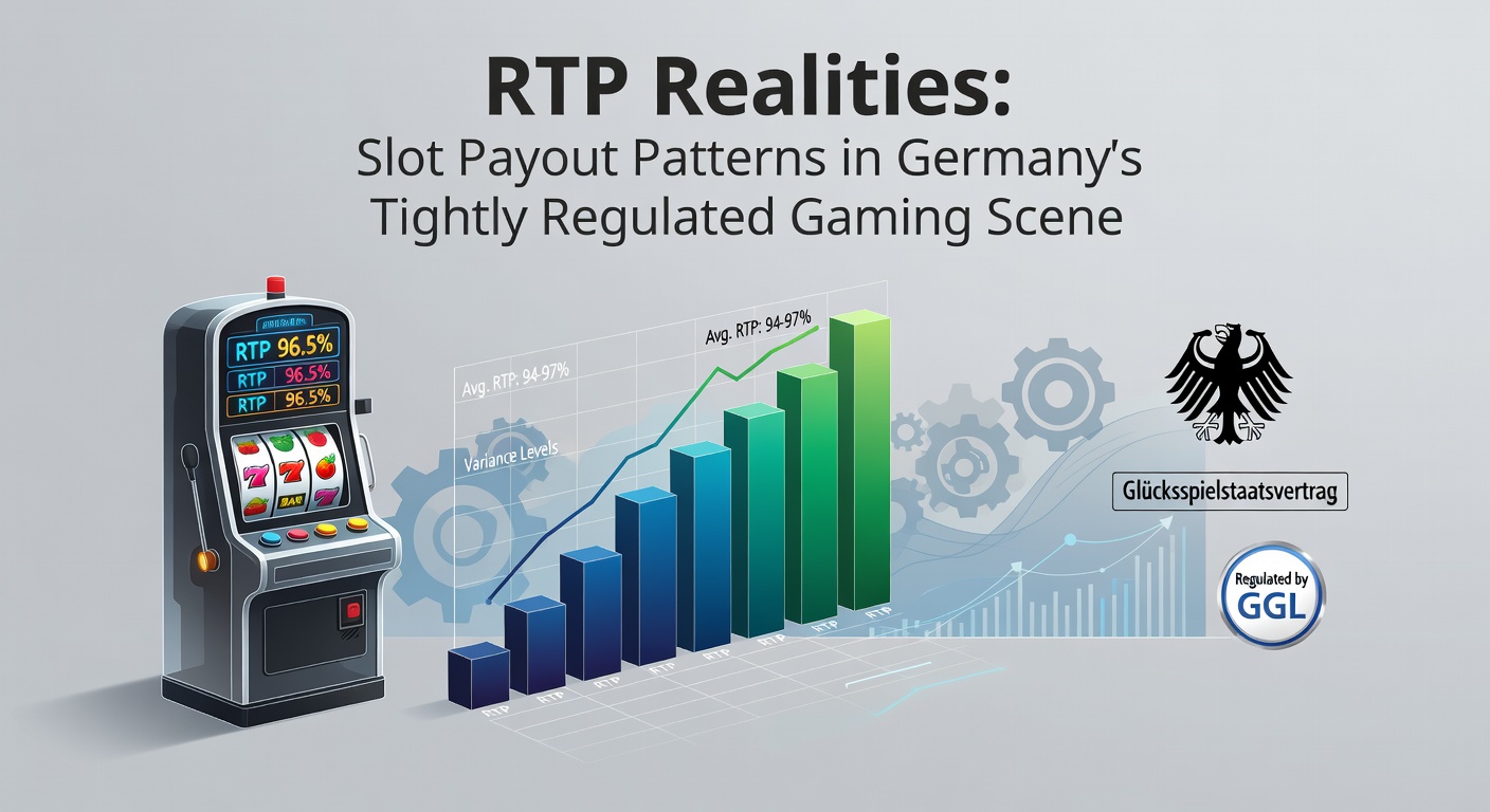 Grafik zeigt RTP-Werte von Slots in einem regulierten Casino-Umfeld mit Balkendiagrammen und Prozentzahlen