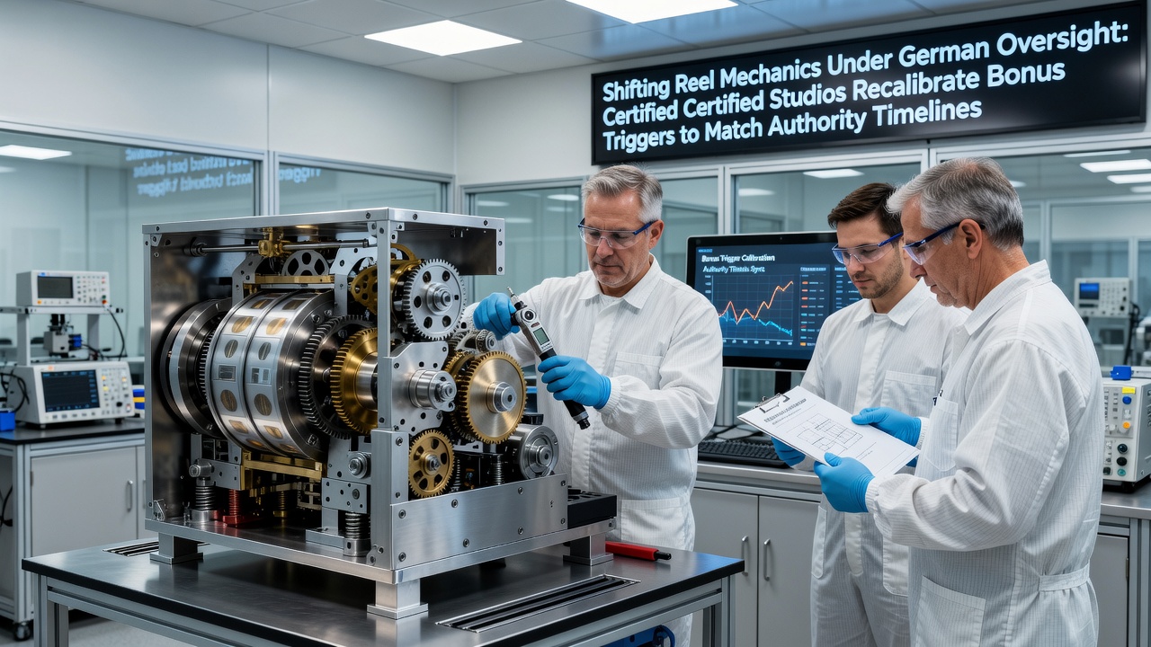 Zertifizierte Studios passen Walzenmechaniken und Bonustrigger unter deutscher Aufsicht an