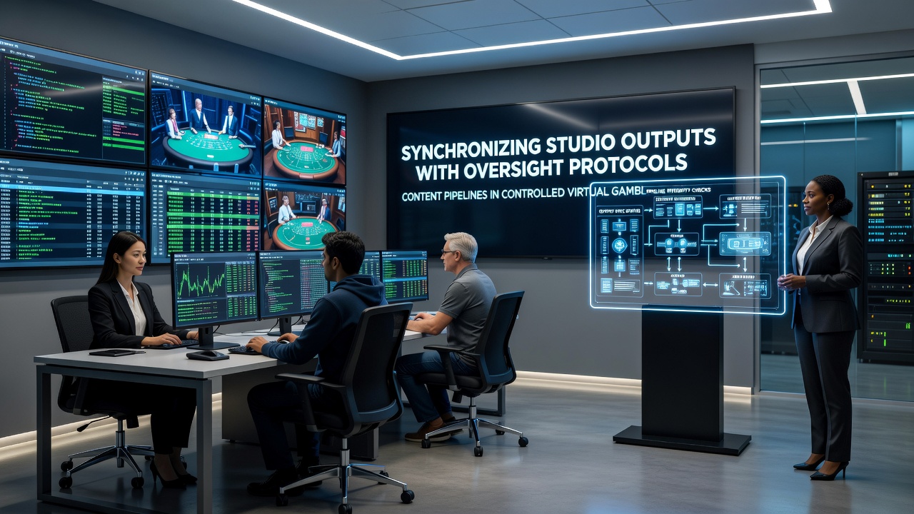 Darstellung von Datenflüssen und technischen Schnittstellen zwischen Studios und Regulierern
